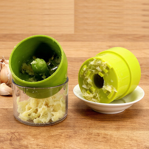 <span class=keywords><strong>Mini</strong></span> Prensa Manual de Ajo, Picadora de Verduras de Plástico PP, 3 Piezas, Sostenible, Fácil de Usar, Herramienta de Cocina Portátil, Lavable - Product Image 2