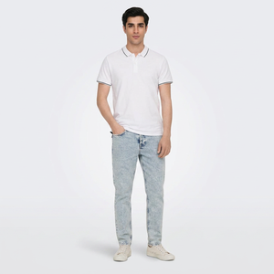 Polo pour homme à séchage rapide de grande marque, tissu tricoté, polos de golf personnalisés pour le quotidien - Product Image 1