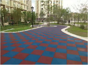 กระเบื้องยาง EPDM สำหรับพื้นสนามเด็กเล่นกลางแจ้ง ป้องกันการลื่น ทนทานต่อสภาพอากาศ สีสันสดใส นุ่มสบาย - Product Image 6