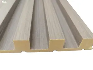 Siding Wainscot Partition Ecological Nano Gloss Bamboo Wood Fiber Grille Board Bamboo And Wood Fiber Board