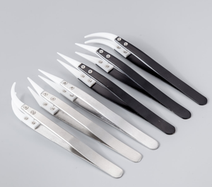 Baru presisi keramik titanium stainless steel keramik pinset tip