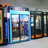 Cabine de karaoké HiPlay Super Mini, machine de karaoké commerciale insonorisée, capsule de studio de chant autonome à monnayeur pour FEC