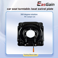 Base Giratoria Resistente para Asiento de Auto, Disco Giratorio de 360 Grados para Minibús, Vehículo Comercial, Piezas de Conversión para Autocaravanas