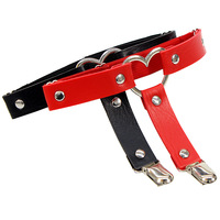 Meilleures ventes Jarretière de cuisse en cuir gothique multicolore sexy personnalisable style Harajuku Punk pour filles
