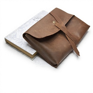 Stylish Office <b>Leather</b> Smell Proof Heavy Duty Protection <b>A5</b> Refillable <b>Notebook</b> <b>Cover</b> Case Journal Holder Organizer LNBC-0083 - Product Image 1