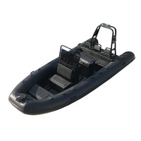 Bateaux familiaux gonflables en aluminium Hypalon/PVC de haute qualité Ocean 18ft RIB560