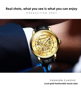 Reloj de Hombre Personalizado de Lujo, de Acero Inoxidable, con Movimiento Mecánico Automático Miyota, Resistente al Agua, Cronógrafo, Esfera con Agujas, Correa de 20 mm - Product Image 4