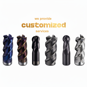 10mm Shank 4 Flutes <b>Tungsten</b> Carbide End Mill with Altin/Tin Coating OEM/ODM Available - Product Image 1