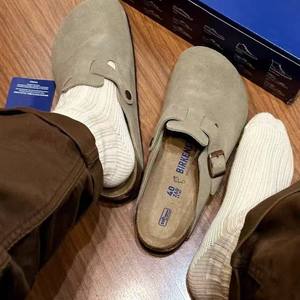 Chaussures mules unisexes personnalisées en daim véritable de haute qualité Birkenstocks sabots et mules femmes sabots en liège pantoufles en cuir de luxe - Product Image 2