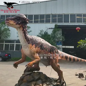 Attractive Realistic Robotic Life Size Pachycephalosaurus Dinosaur Animatronic Model