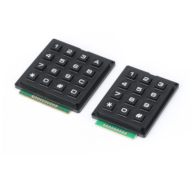 4x4 3x4 Matrix Keyboard Keypad Module Use Key PIC AVR Stamp Sml 4*4 3*4 Plastic Keys Switch Controller
