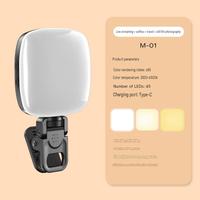 Hoge vermogens 5W LED selfie-lamp met verstelbare standaard, clip-on telefoonlamp, computer laptop webcam iPad mini verlichting, fotografische verlichting