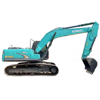 Pelle hydraulique sur chenilles d'occasion Kobelco SK200D SK210 SK350 SK200-10 d'origine en bon état à vendre