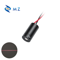 Nouveau module de diode laser à ligne rouge compact et réglable, 660 nm, D10 mm, 50 mW, 100 mW, 3 V, haute précision, laser de ligne de qualité industrielle