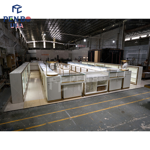 Phổ biến thương mại thiết kế nội thất trang sức Showcase bán lẻ đồ trang sức cửa hàng hiển thị đồ nội thất hiện đại đồ trang sức cửa hàng thiết kế truy cập - Product Image 4
