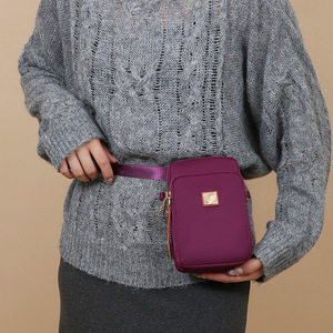 Mini bolso elegante para teléfono, bolso cruzado portátil con cierre de cremallera cuadrado Vertical para trajes diarios, bolso de pecho para mujer YX2140 - Product Image 5