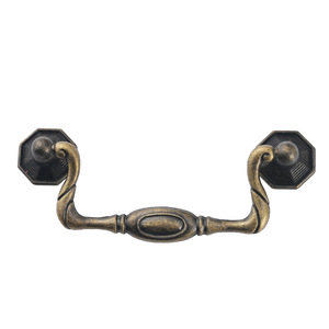 Chinese Style Antique Bronze Zinc Alloy Drawer <b>Handle</b> 94mm Cabinet <b>Door</b> <b>Pull</b> Oval Durable Plated Part 366 - Product Image 5