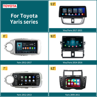 Pour Toyota Yaris série 2005-2021 ans voiture DVD lecteur multimédia GPS tableau de bord Placement DSP OBD2 amplificateur automatique 8 cœurs Android