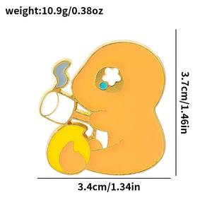 Wholesale New Designs Unisex Zinc Alloy Enamelled <b>Brooch</b> <b>Pins</b> Anime Poke Character DIY Clothing Decorations - Product Image 2