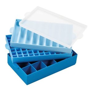 <b>3</b>-layer ice <b>cube</b> tray MIXAGE Blue 45440000 - Product Image 1