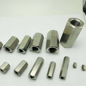 Dài hình lục giác Nut M6 <span class=keywords><strong>M8</strong></span> M10 M12 M16 304 thép không gỉ <span class=keywords><strong>Hex</strong></span> khớp nối Nut nội bộ chủ đề mở rộng NUT - Product Image 4