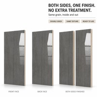 Panneau MDF UV de densité moyenne de 12 mm, panneau de fibres spécial pour porte coulissante et cloison intérieure