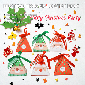 Cajas de regalo de Navidad de cartón reciclable de automontaje de la marca <span class=keywords><strong>SENSU</strong></span> mate de forma Irregular para embalaje de velas de caramelo modelo S932 - Product Image 2