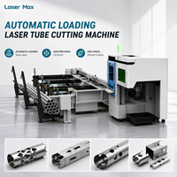 Découpe laser de tubes en aluminium, découpeuse laser à fibre CNC pour profilés métalliques