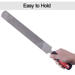 Cura del <span class=keywords><strong>cavallo</strong></span> di lusso in acciaio al carbonio in poliestere zoccolo strascico manico per corno macinazione forniture essenziali per la cura equestre stabile - Product Image 5