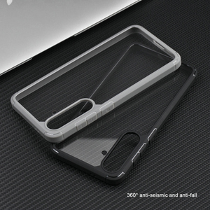 Nuova Custodia 2-in-1 in TPU e PC <span class=keywords><strong>per</strong></span> <span class=keywords><strong>Samsung</strong></span> Galaxy S24 <span class=keywords><strong>Ultra</strong></span> S23 S25 Plus 4G, <span class=keywords><strong>Cover</strong></span> Trasparente Magnetica Antiurto - Product Image 4