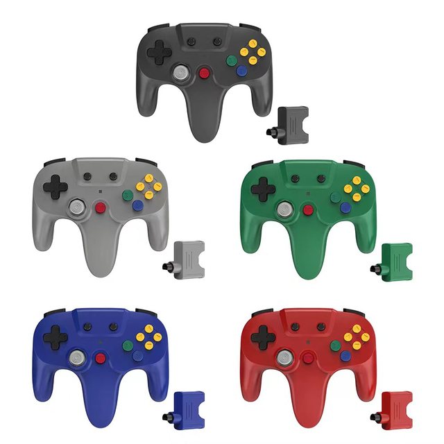 RALAN N64 Console Interface Wireless Gamepad 2.4G N64 Switch Controller