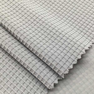 No4403B Nylon Waffle Cool Hommes T-shirt Tissu <span class=keywords><strong>Amazon</strong></span> Commerce Extérieur Tricoté Jacquard Tissu - Product Image 1