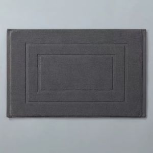 Tapis de bain <span class=keywords><strong>gris</strong></span> 20x32 pouces Serviette grande taille en coton très absorbant pour salle de bain - Product Image 3