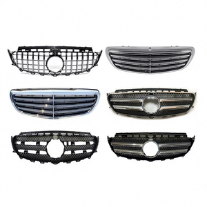 Pour <span class=keywords><strong>Mercedes</strong></span> <span class=keywords><strong>Benz</strong></span> W213, grilles de pare-chocs, divers modèles de diamants redessinés, avant, classe E - Product Image 1
