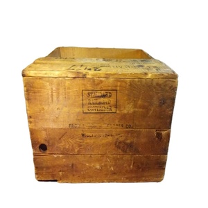 Wooden Washcloth Set 11 inches Wide x 11 inches Long Grey & White Vintage wooden Crate