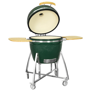 <span class=keywords><strong>SEB</strong></span> <span class=keywords><strong>KAMADO</strong></span>/ Barbecue céramique de style <span class=keywords><strong>Kamado</strong></span> de 26 pouces, grande taille, en forme d'œuf, à économie d'énergie, pour fumer et cuire en extérieur - Haute rétention de chaleur - Product Image 3