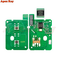 Clé intelligente de voiture à 3 boutons en ABS noir avec puce 4A 433 MHz pour Duster Clio4 Sandero Master3 Symbol Trafic Dacia Logan Lodgy