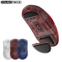 Souris de jeu légère la plus récente 2026 avec batterie détachable, défilement ultra-rapide, 12000 DPI, PAW331, souris de jeu programmable