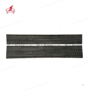 Connecteur de courroie transporteuse sans soudure à changement rapide <span class=keywords><strong>J6S</strong></span> Standard pour courroie transporteuse en caoutchouc avec vis et boulons, fixation rapide de courroie - Product Image 1