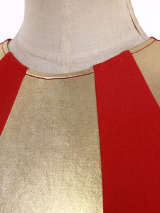 Vestido Metálico de Danza de Alabanza para Niñas con Mangas Traje de Danza Litúrgica Túnica Larga para Iglesia Disfraz de Adoración - Product Image 5