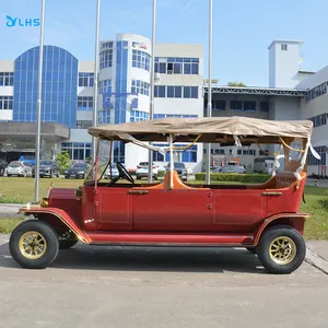 Best China factory supplier vintage electric cart retro sightseeing antique minibus affordable golf classic car for sale