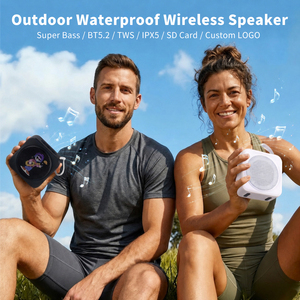 Enceinte sans fil CWC F16 en gros, logo personnalisé, étanche IPX5, subwoofer de type C, enceinte sans fil portable pour cadeau promotionnel - Product Image 2