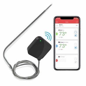 <span class=keywords><strong>Thermomètre</strong></span> numérique intelligent pour <span class=keywords><strong>Barbecue</strong></span>, pour BBQ d'extérieur, viande, <span class=keywords><strong>sans</strong></span> <span class=keywords><strong>fil</strong></span>, contrôle à distance, pour four, aliments - Product Image 1