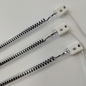 900W d130mm 220V Nhà máy cung cấp sợi <span class=keywords><strong>Carbon</strong></span> sưởi ấm hồng ngoại đèn tùy chỉnh IR đèn cho phòng tắm hơi hồng ngoại nhà tủ phòng - Product Image 4