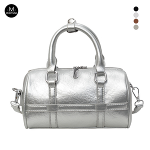 Bolso <span class=keywords><strong>de</strong></span> Hombro Cruzado <span class=keywords><strong>de</strong></span> PU para Mujer, Estilo Bowling, Otoño-Invierno 2026, Directo <span class=keywords><strong>de</strong></span> Fábrica, Diseño Minimalista, Tipo Boston - Product Image 3