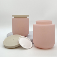 Envase Cosmético de HDPE Mate de 250ml 500ml al por Mayor, Tapa de PP con Impresión Personalizada, Botella de Gran Capacidad para Mascarillas Capilares