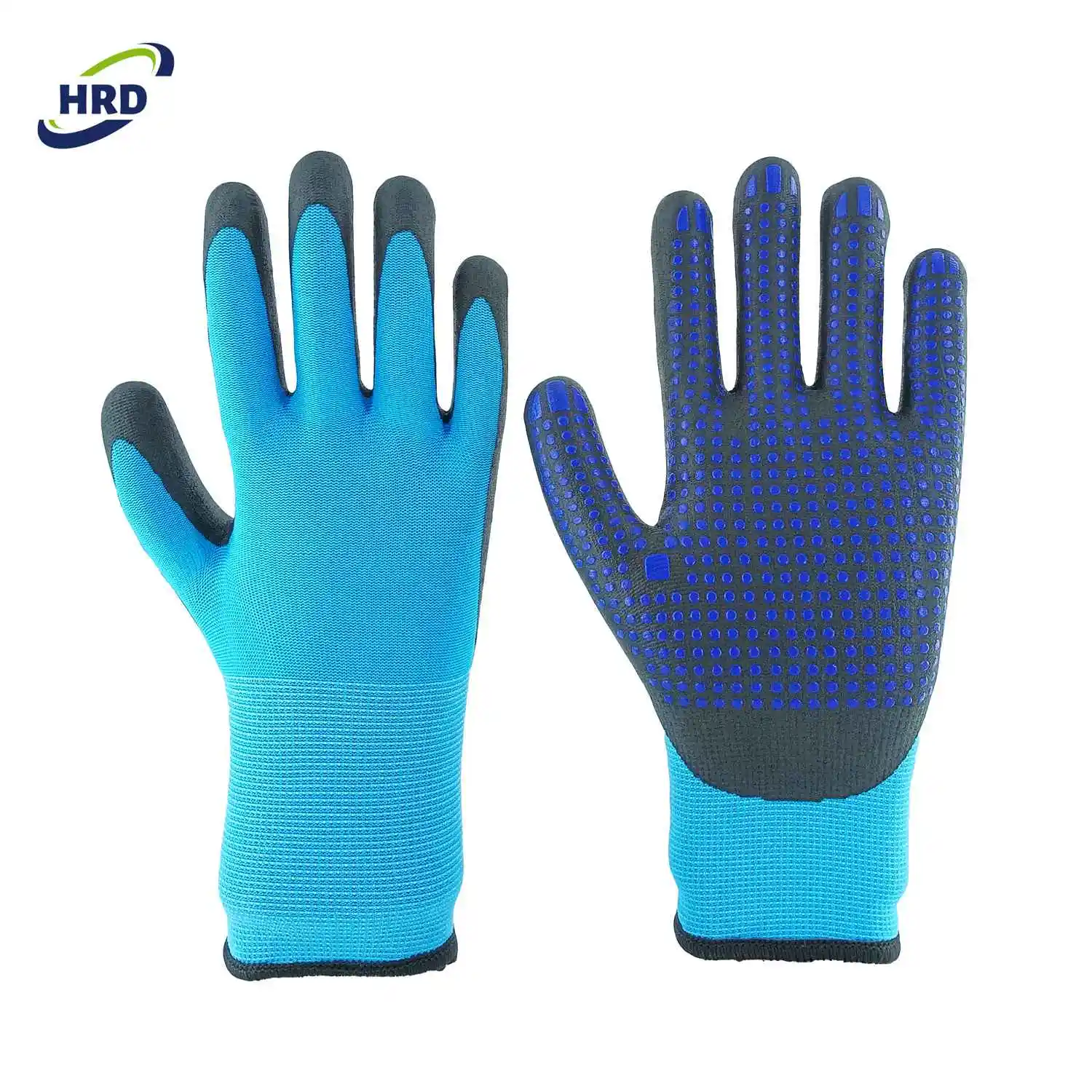 Best Sale Micro Foam Nitrile Coated Nitrile Dots On Palm Superior Grip Safety Winter Work Gloves
