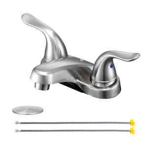 New style classic luxury dual handle brass bird flying basin water faucets with ceramic handle