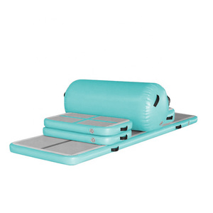 Tapis de gymnastique gonflable <span class=keywords><strong>pas</strong></span> <span class=keywords><strong>cher</strong></span> avec équipement combiné <span class=keywords><strong>Airtrack</strong></span> et Air Roller pour la gymnastique - Product Image 1