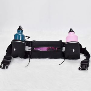 BSCI Factory New design Fashion Adjustable Running <b>Belt</b> Waist Pack <b>Slim</b> Expandable Pocket <b>Belt</b> Black Sports Running Waterproof - Product Image 4